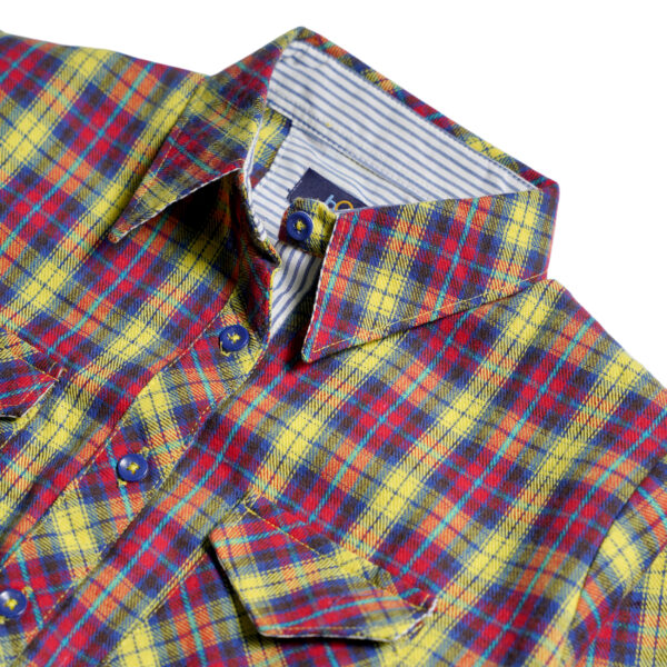 Girls Checkered Dress - Image 2
