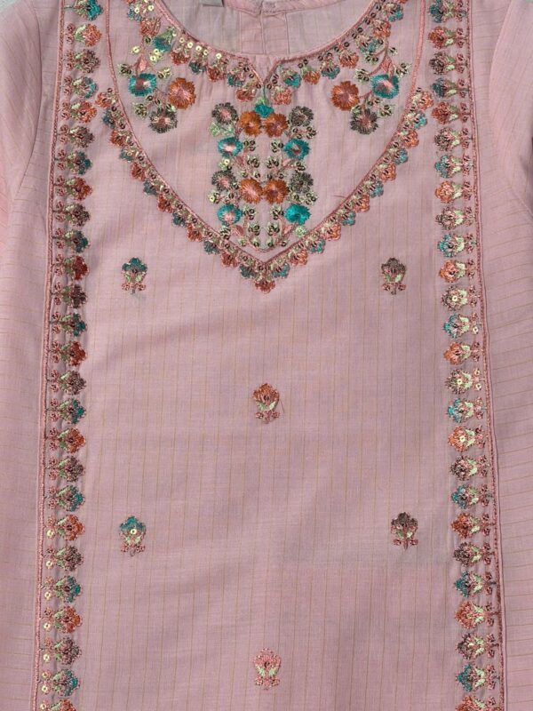 Embroidered 3 Pc Suit - Image 3