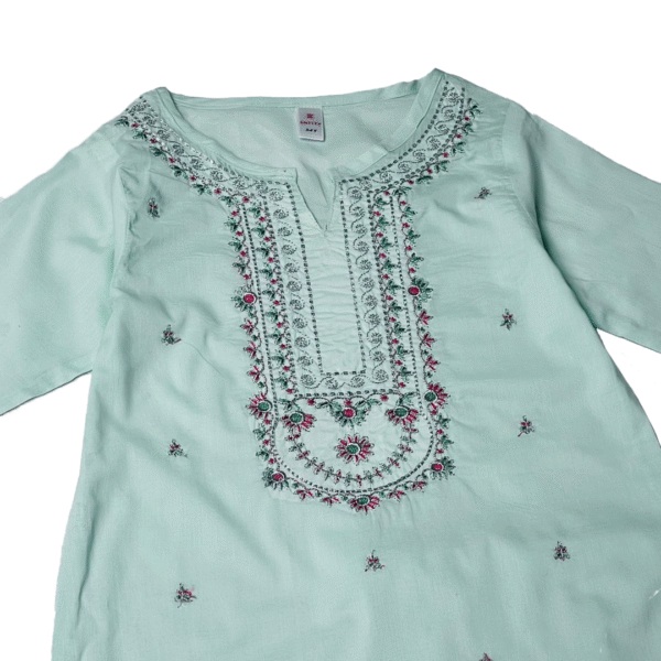 Embroidered 3 Pc Suit - Image 2