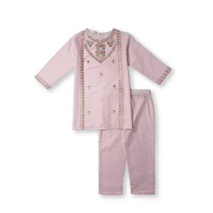 Embroidered 3 Pc Suit