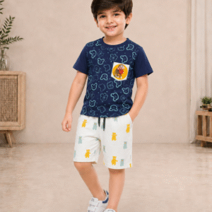 Printed Tee W/Shorts