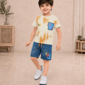 Printed Tee W/Shorts