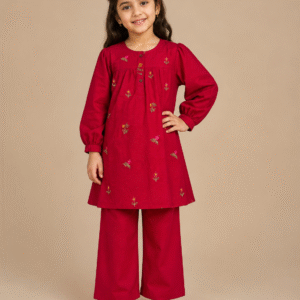 Lawn Embroidered Cord Set
