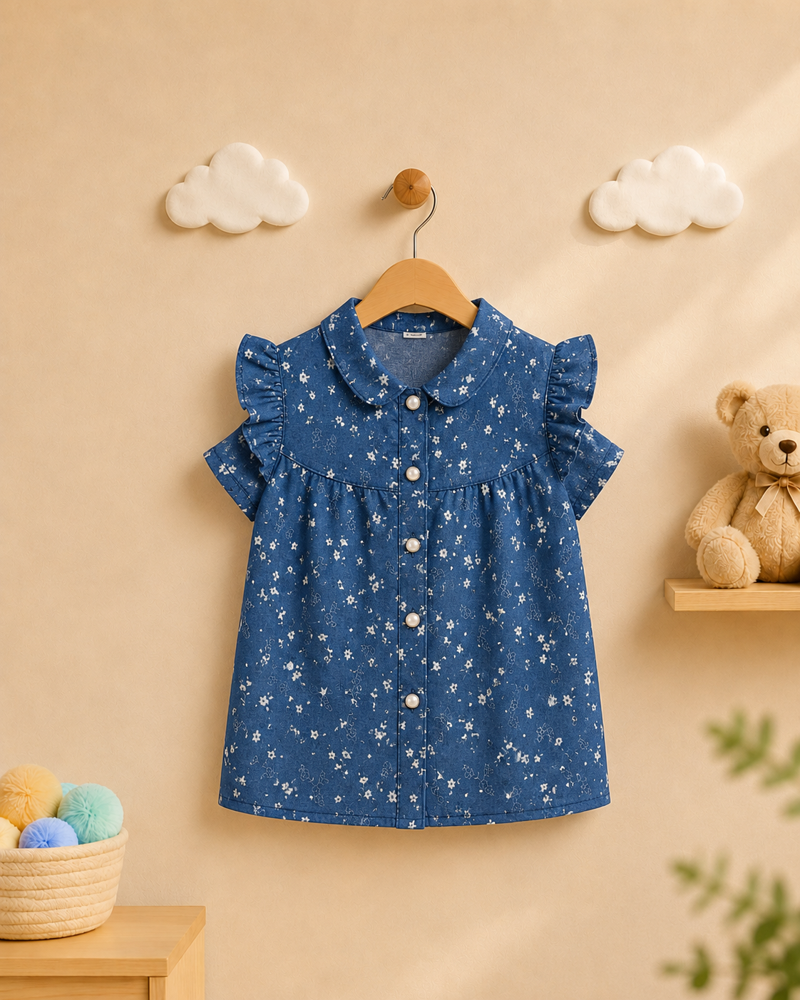 Imported Denim Top