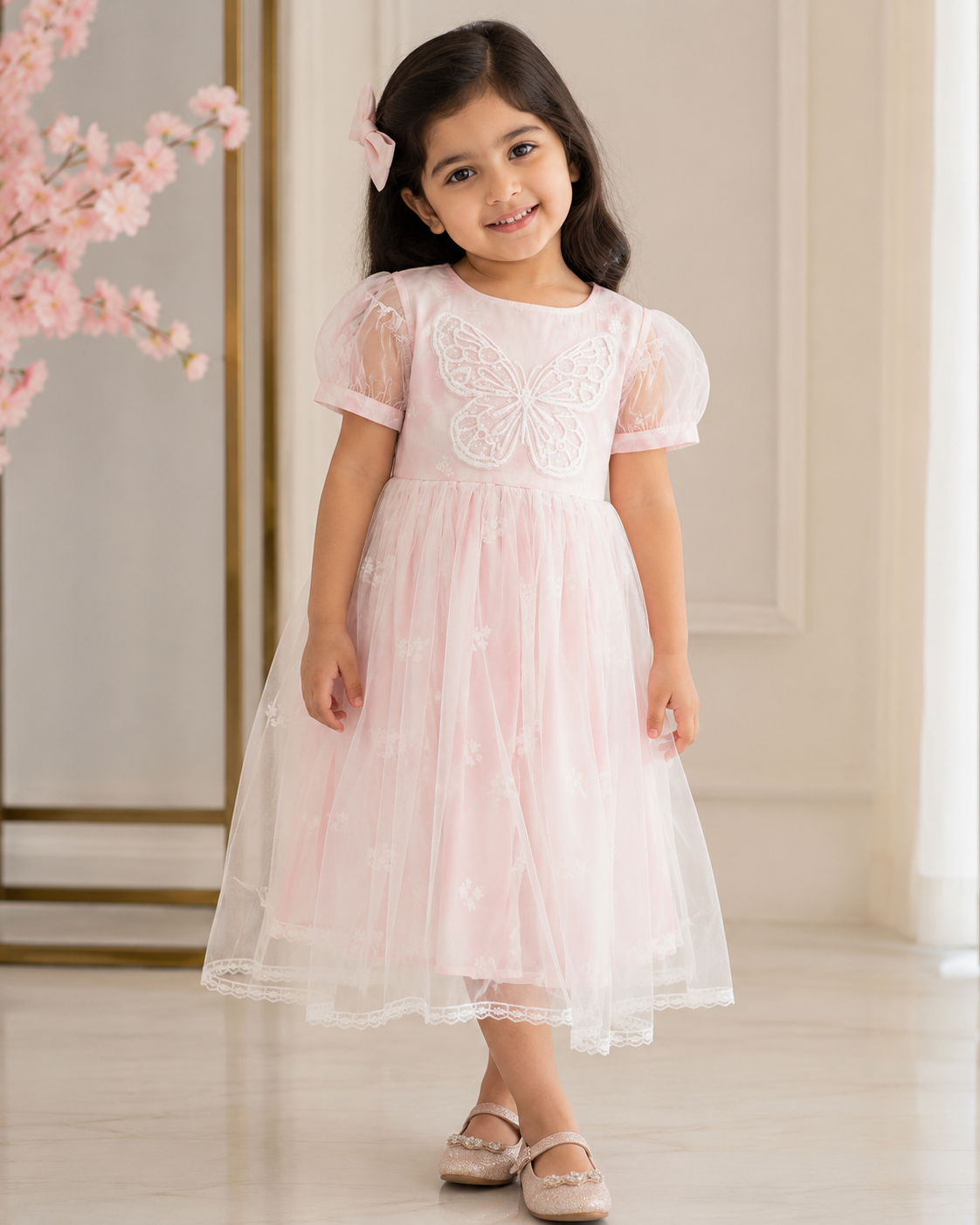 Butterfly Net Frock