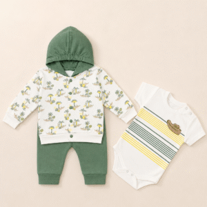 Hooded 3 Pc Dress