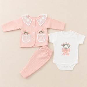 Infants 3 Pc Dress