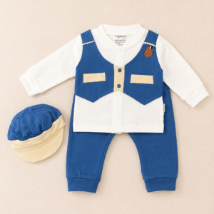 Waistcoat Dress W/Cap