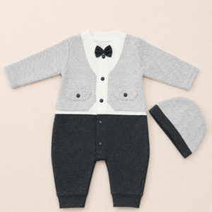 Knot Romper W/Cap